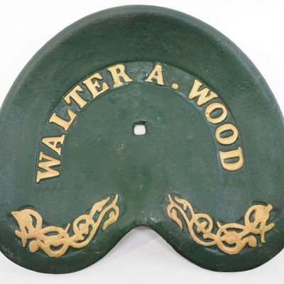 Sale Photo Thumbnail #705: Walter A Wood cast iron seat