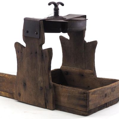 Sale Photo Thumbnail #526: Farrier's tool box with spinning nail caddy
