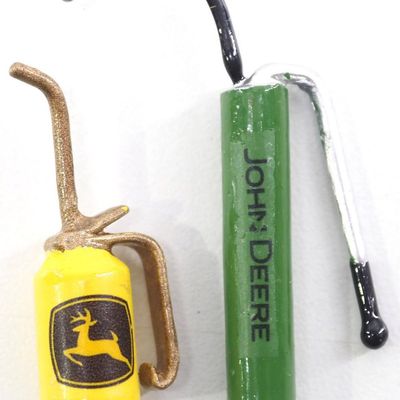 Sale Photo Thumbnail #52: Miniature John Deere grease gun and oil can