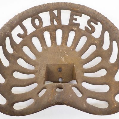 Sale Photo Thumbnail #590: Jones cast iron seat
