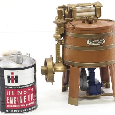 Sale Photo Thumbnail #243: Maytag wash machine / mini 5-gal IH oil can