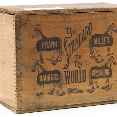 Sale Photo Thumbnail #126: Frank Miller Harness Dressing shipping box