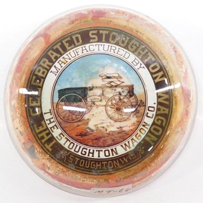 Sale Photo Thumbnail #195: Stoughton Wagon Co. paperweight