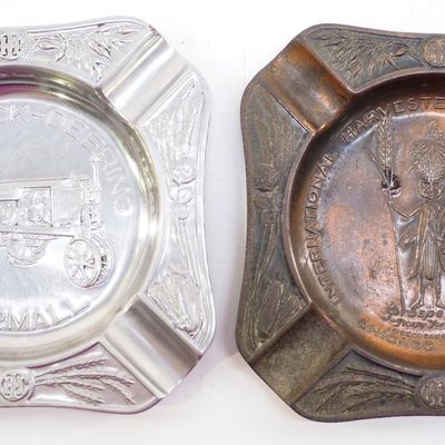 Sale Photo Thumbnail #203: (2) Advertising ash trays