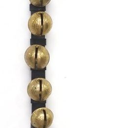 Sale Photo Thumbnail #23: Leather strap with graduated brass bells