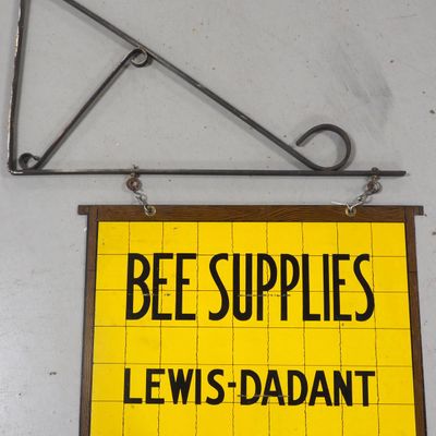Sale Photo Thumbnail #335: Bee Supplies sign with hanger