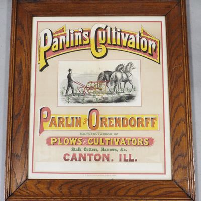 Sale Photo Thumbnail #265: Parlin & Orendorff's "Parlin's Cultivator" litho