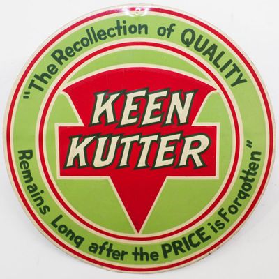 Sale Photo Thumbnail #68: Keen Kutter sign
