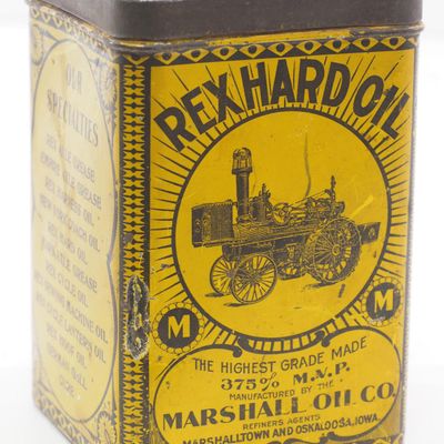 Sale Photo Thumbnail #131: 1-quart Rex Hard  Oil tin