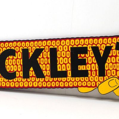 Sale Photo Thumbnail #564: Steckley's ear of corn flanged sign