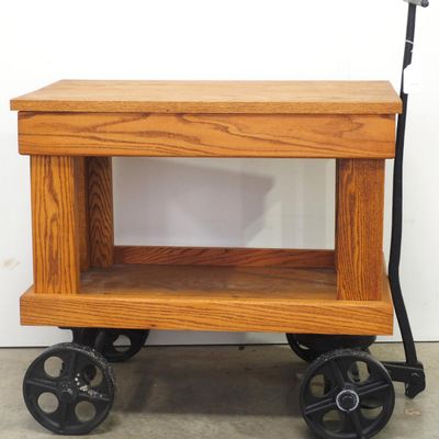 Sale Photo Thumbnail #109: Wooden shop cart