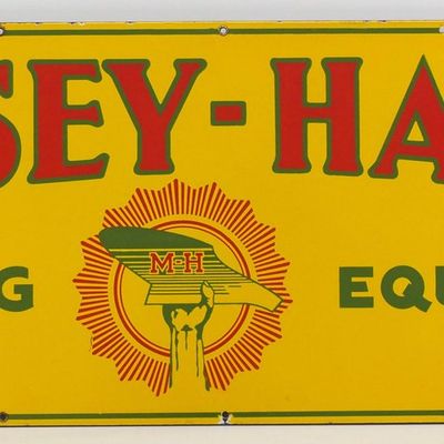 Sale Photo Thumbnail #323: Massey-Harris Farming Equipment sign