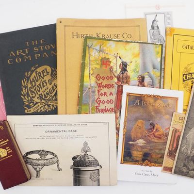 Sale Photo Thumbnail #70: Various early catalogs for shoes and stoves