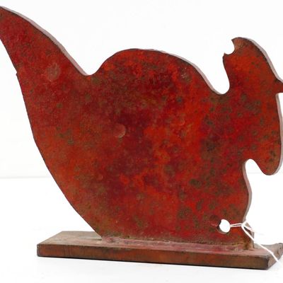 Sale Photo Thumbnail #538: Cast iron turkey windmill weight