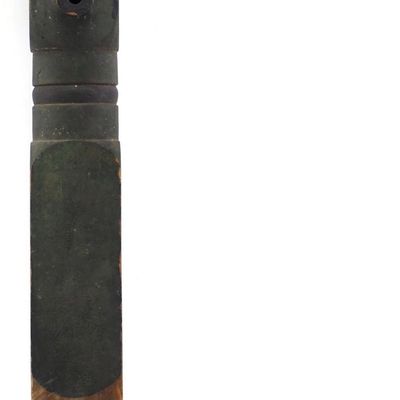 Sale Photo Thumbnail #227: Wooden hand pump with original green paint