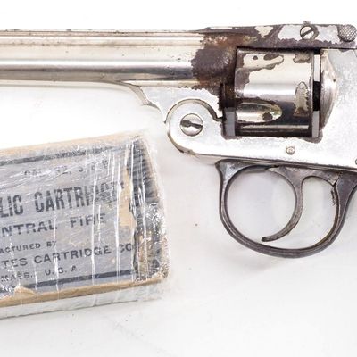 Sale Photo Thumbnail #154: Iver Johnson black powder .32 ga. pistol