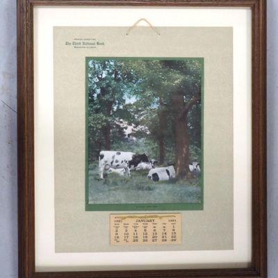 Sale Photo Thumbnail #19: 1921 Third National Bank calendar