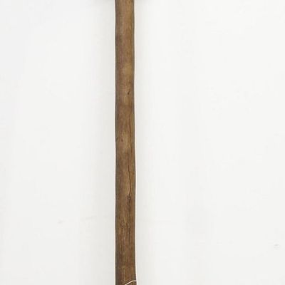 Sale Photo Thumbnail #627: Early 3-tine fork carved from one piece of wood!