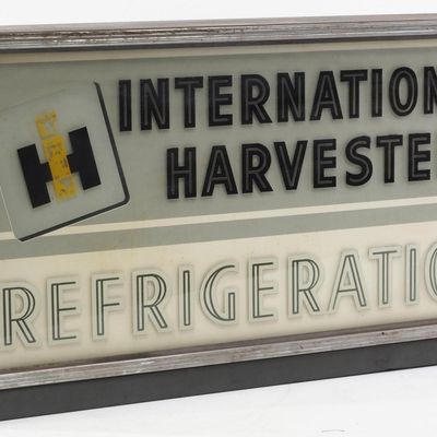 Sale Photo Thumbnail #178: International Harvester Refrigeration sign