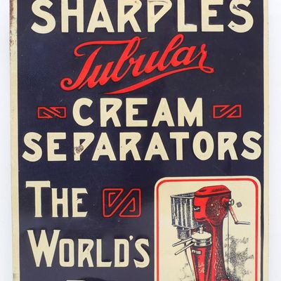 Sale Photo Thumbnail #78: Sharples Cream Separators sign