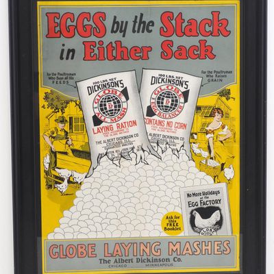 Sale Photo Thumbnail #635: Globe Laying Mashes paper advertisement