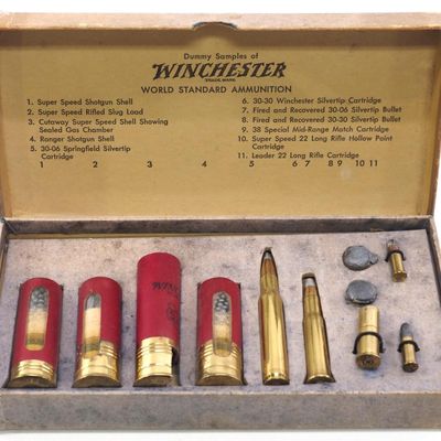 Sale Photo Thumbnail #282: Winchester Dummy Samples Shotgun Shells