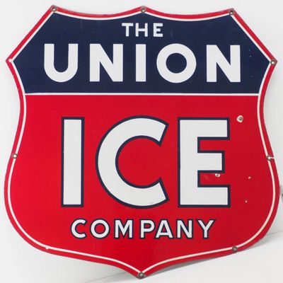 Sale Photo Thumbnail #187: The Union Ice Company sign