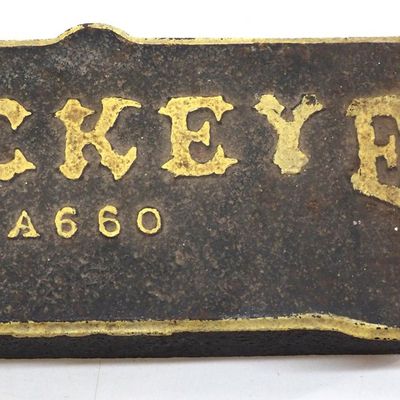 Sale Photo Thumbnail #638: Cast iron Buckeye implement tool box