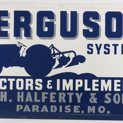 Sale Photo Thumbnail #305: Ferguson System dealer sign