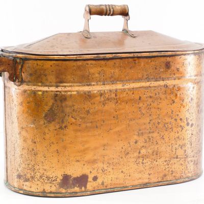 Sale Photo Thumbnail #474: Small copper canner