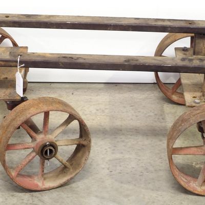 Sale Photo Thumbnail #461: Homemade cart for engine