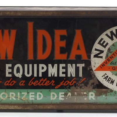 Sale Photo Thumbnail #246: New Idea Farm Equipment lighted sign
