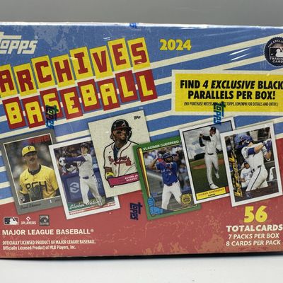 Sale Photo Thumbnail #153: 2024 Topps Archives Baseball Sealed Blaster Box - Possible Rookies of Elly De La Cruz, Paul Skenes