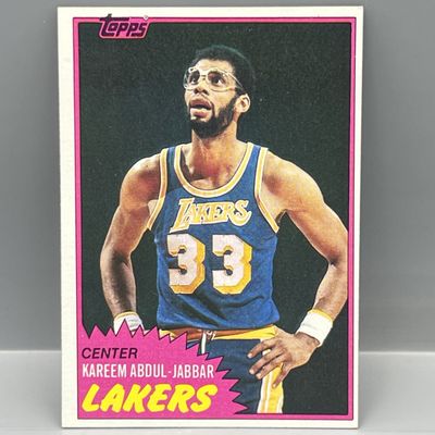 Sale Photo Thumbnail #75: 1981 Topps Kareem Abdul Jabbar #20