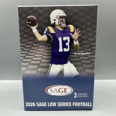 Sale Photo Thumbnail #162: 2026 Sage Football Low Series Sealed Blaster Box - 3 Autographs Per Box