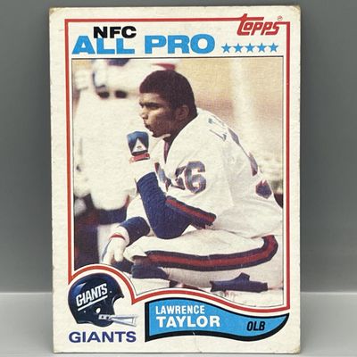 Sale Photo Thumbnail #63: 1982 Topps Lawrence Taylor RC #434