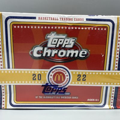 Sale Photo Thumbnail #114: 2022 Topps Chrome McDonald's All American Games Sealed Blaster Box