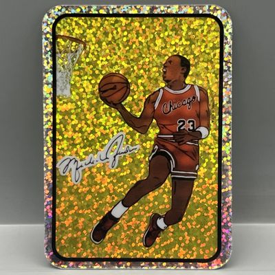 Sale Photo Thumbnail #106: Michael Jordan Vending Sticker - in the style of the 1986 Prism Jewel Vending Sticker but doesn't appear to be original