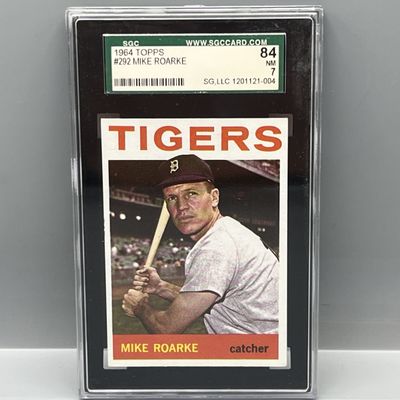 Sale Photo Thumbnail #198: 1964 Topps Mike Roarke #292 SGC NM 7