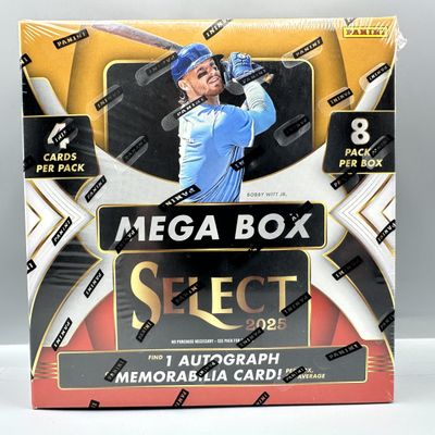 Sale Photo Thumbnail #156: 2025 Panini Select Baseball Sealed Mega Box