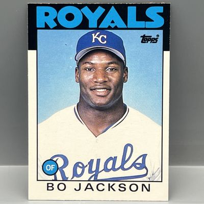 Sale Photo Thumbnail #59: 1986 Topps Traded Bo Jackson RC #50T
