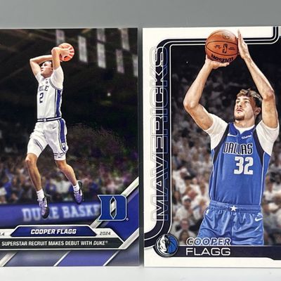 Sale Photo Thumbnail #35: 2024 Topps/Bowman U Now Cooper Flagg RC #1 & 2025 Topps Cooper Flagg RC #201