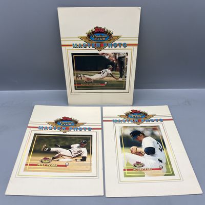 Sale Photo Thumbnail #5: 1993 Topps Stadium Club Master Photos of Rickey Henderson, Will Clark, & Nolan Ryan