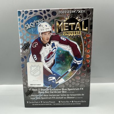 Sale Photo Thumbnail #105: 2022-23 Skybox Metal Universe Hockey Sealed Blaster Box