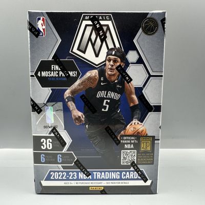 Sale Photo Thumbnail #138: 2022-23 Panini Mosaic Basketball Sealed Blaster Box - Possible Paolo Banchero and Chet Holmgren Rookies -