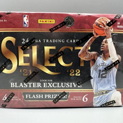 Sale Photo Thumbnail #123: 2021-22 Panini Select Basketball Sealed Blaster Box