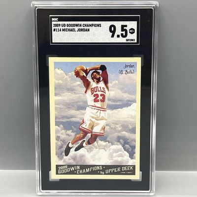 Sale Photo Thumbnail #187: 2009 Upper Deck Goodwin Champions Michael Jordan #114 SGC Mint+ 9.5