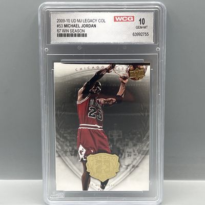 Sale Photo Thumbnail #169: 2009-10 Upper Deck MJ Legacy Michael Jordan #53 - Slabbed By WCG Grading