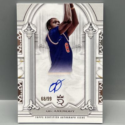 Sale Photo Thumbnail #90: 2023-24 Topps Royalty Collection OG Anunoby On Card Auto #/99
