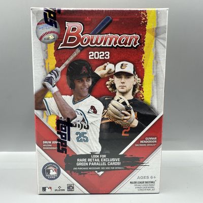 Sale Photo Thumbnail #141: 2023 Bowman Baseball Sealed Blaster Box - Possible Rookies of Corbin Carroll, Gunnar Henderson, Jackson Chourio and more
